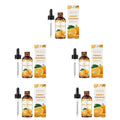 Sweet Orange Essential Oil For Body Massage Hydrating Nourishing Smoothing Skin Care Freshness Long-lasting Fragrance Oasis Select 5Pcs 30ml Sweet Orange
