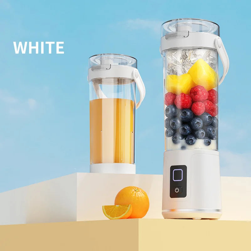 Portable USB Rechargeable Wireless Juicer Blender Cup 600ml