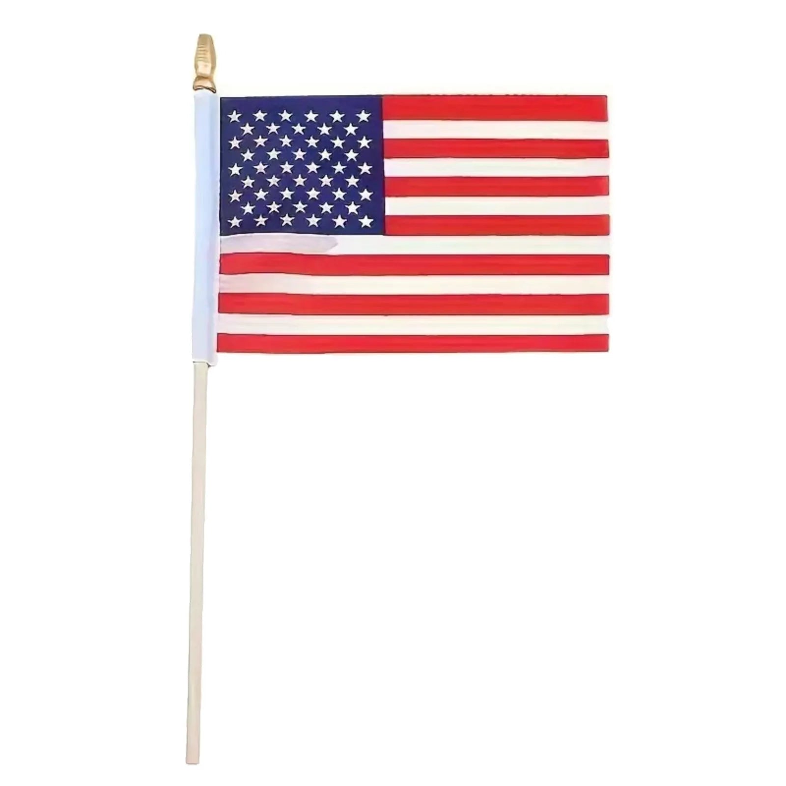 USA Hand Waving Flags 20x30cm Double-Sided Polyester – 12 Pack Patriotic Hand Flag Oasis Select