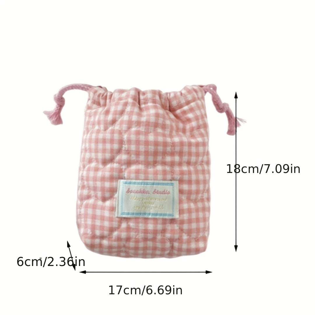 Cute Drawstring Makeup Bag, Camera CCD Polaroid Storage Bag, Travel Portable Toiletry Bag, Handbag Oasis Select