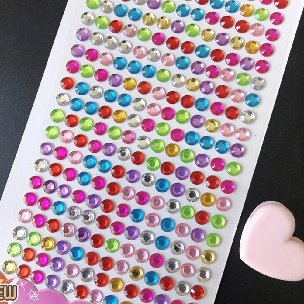 Decoration Stickers 3D Gem Stickers Scrapbooking Self Adhesive DIY Acrylic Gem Sticker DIY Mobile Phone Oasis Select 19