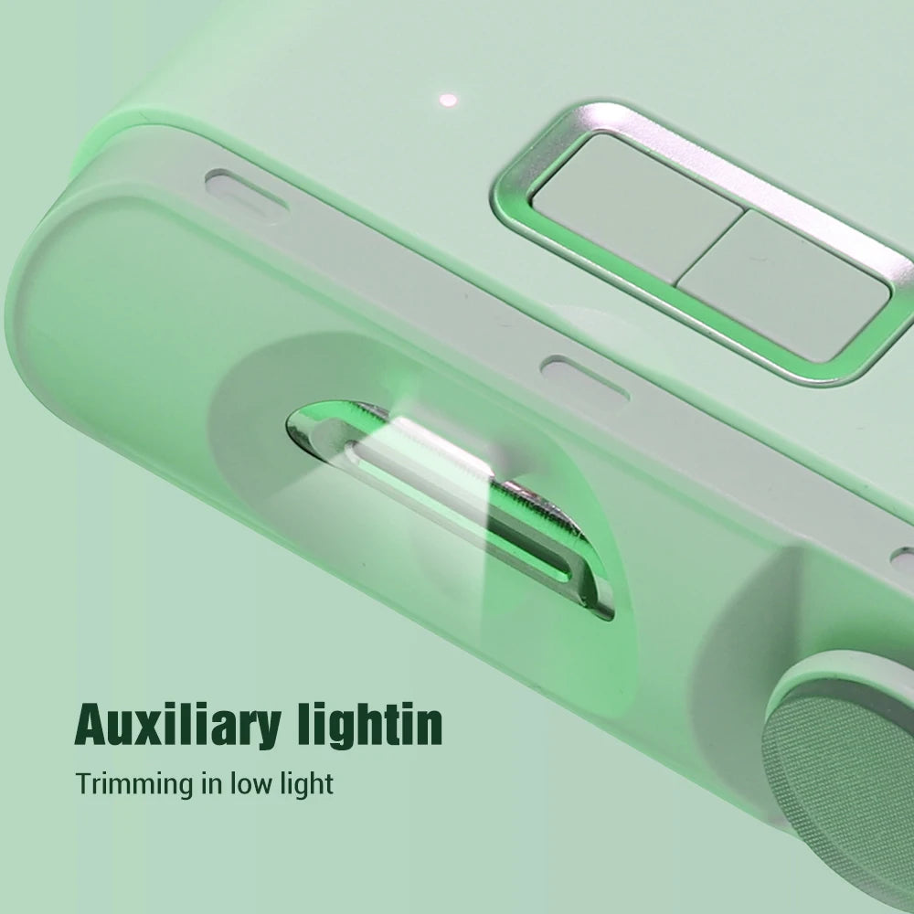 2-in-1 Electric Nail Clipper & Grinder with LED | Baby & Adult Electric Nail Clipper Oasis Select