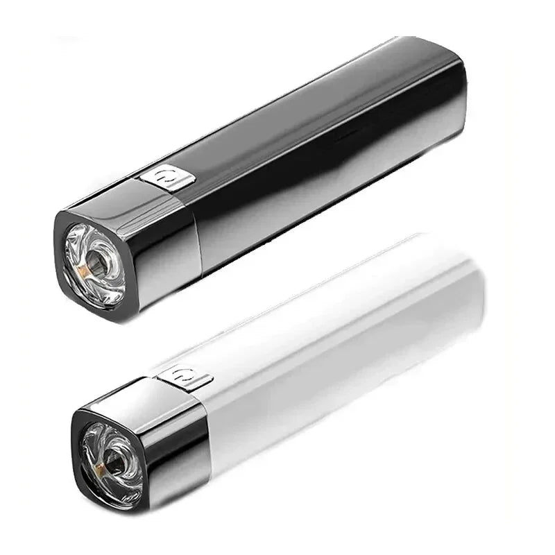 ESMARTER 2-in-1 Mini LED Flashlight & USB Power Bank | 3 Modes