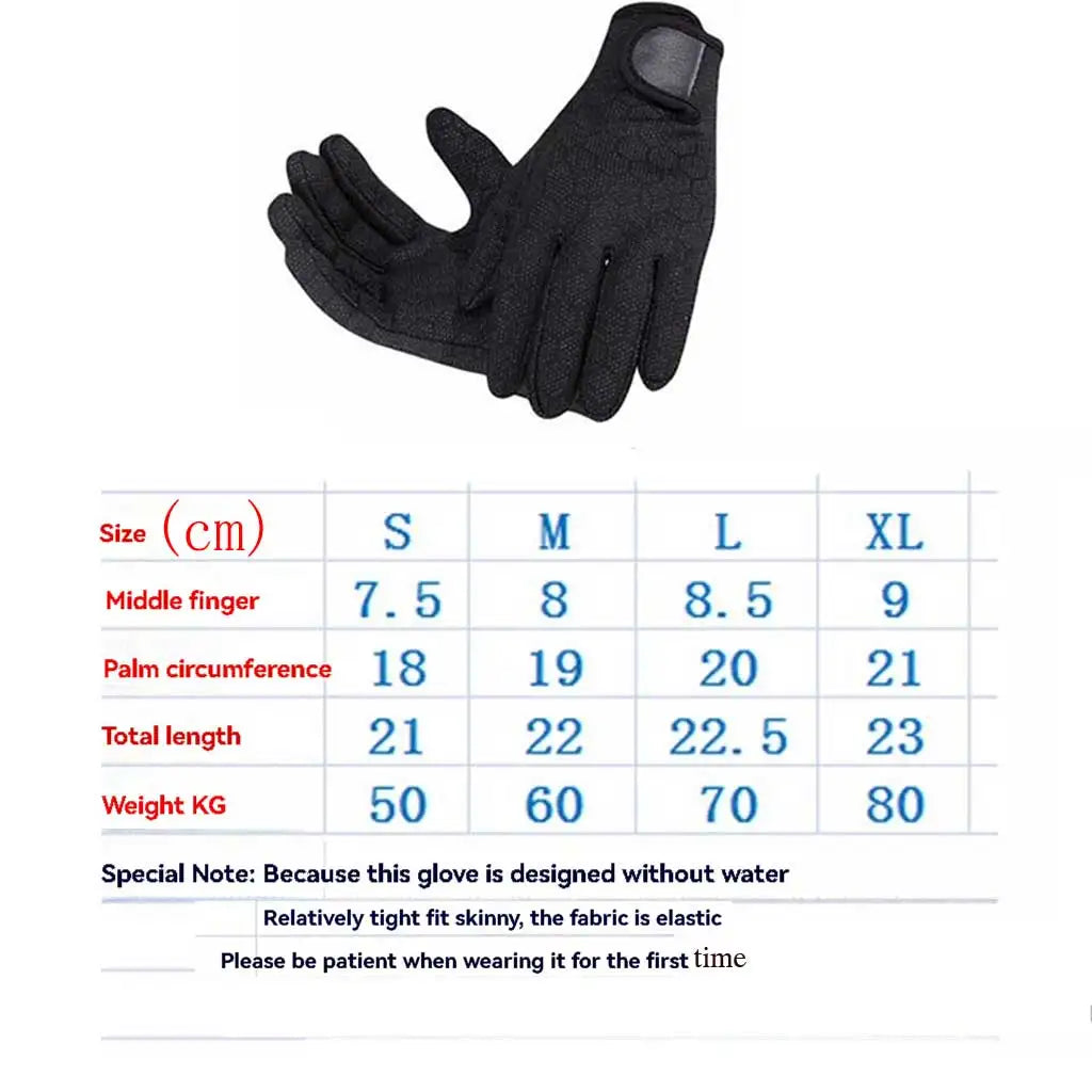 1.5mm Wetsuit Gloves Diving Gloves Thermal Anti-slip Scuba Gloves for Men Women Snorkeling Water Skiing Swimming Surfing Fishing Oasis Select