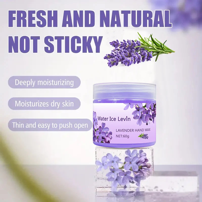 Lavender Moisturizing Hand Wax Mask, Hypoallergenic, for Hands and Feet, Smooths Skin, Gentle Cleansing Hand Mask, Brightens Hand Skin Oasis Select