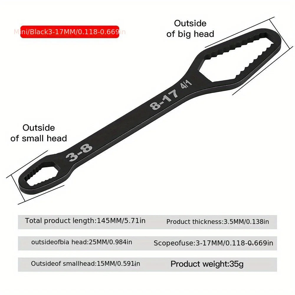 SLADE Adjustable Double-Head Self-Tightening Torx Wrench Adjustable Torx Wrench Oasis Select GZ236-145mm 3-17mm
