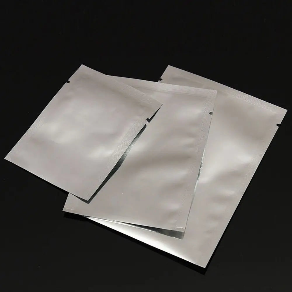 100Pcs Vacuum Seal Bags Aluminium Foil Bags Waterproof Storage Pouches Food Grade Vacuum Sealer Saran Wrap Kitchen Supplies Oasis Select 100pcs 10x15cm