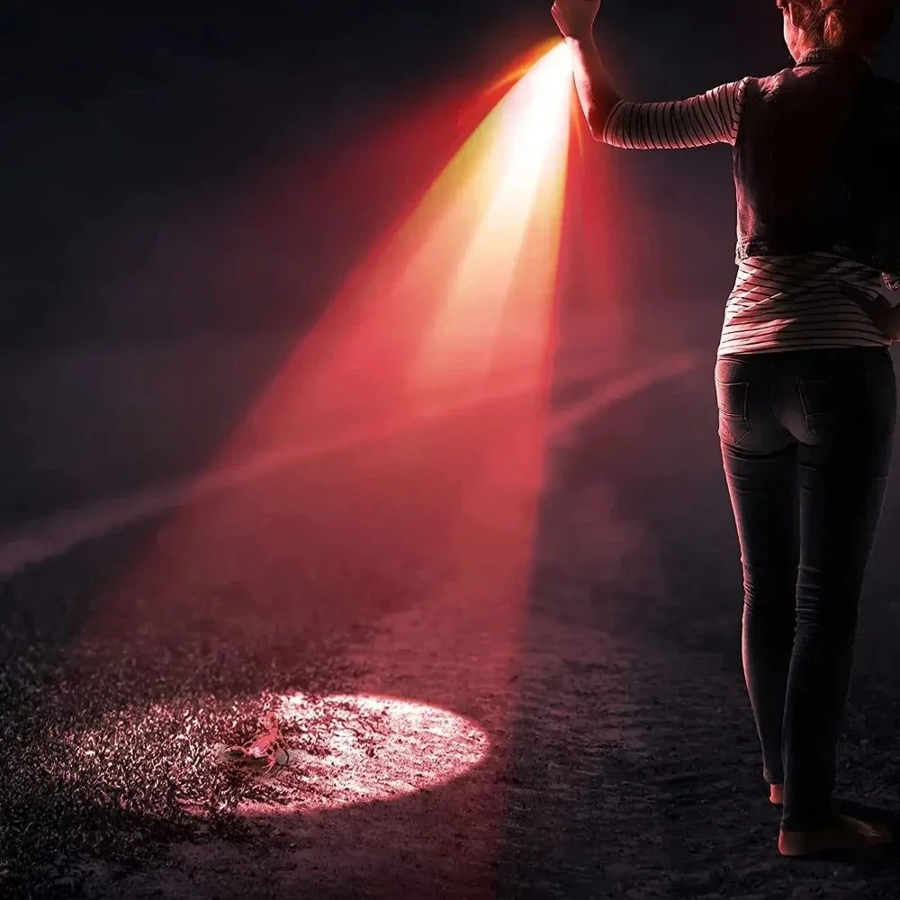POCKETMAN Red LED Pen Flashlight | Astronomy & Night Vision Torch