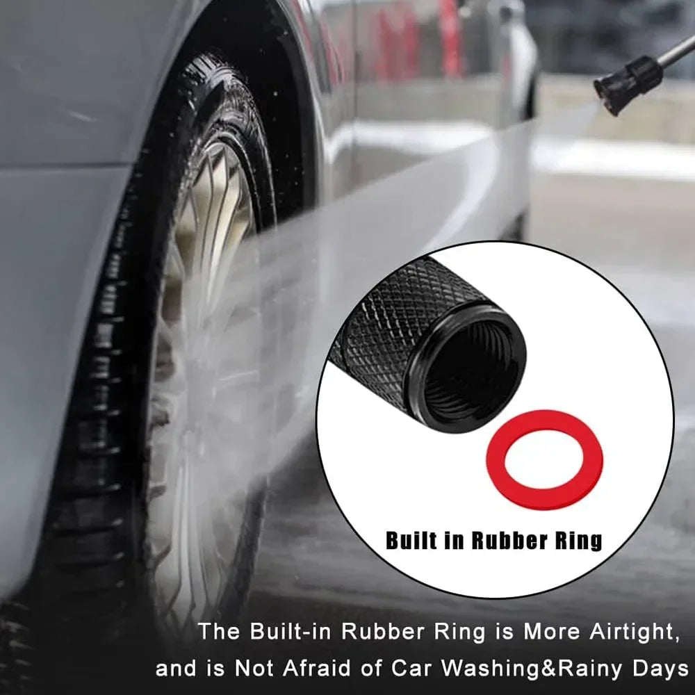 4Pcs Anti-Rust Anti Dust Valve Stem Cover,Car Tire Valve Caps for Bronco,Universal for Cars Trucks Motorcycles and Bikes Oasis Select