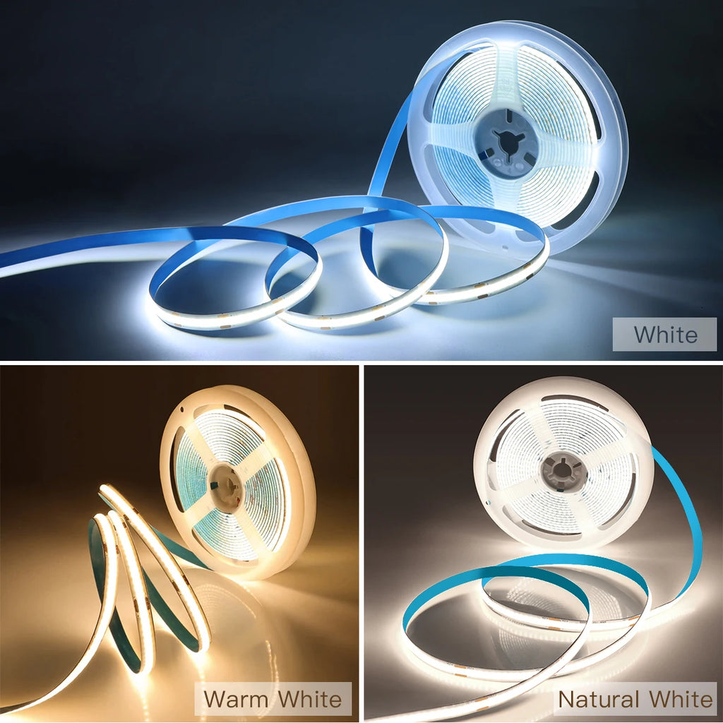 1M/3M/5M LED Bathroom Mirror Backlight Lighting USB 5V COB LED Strip Light Penetrable Mirror Touch Sensor Dimmer Vanity Lights Oasis Select