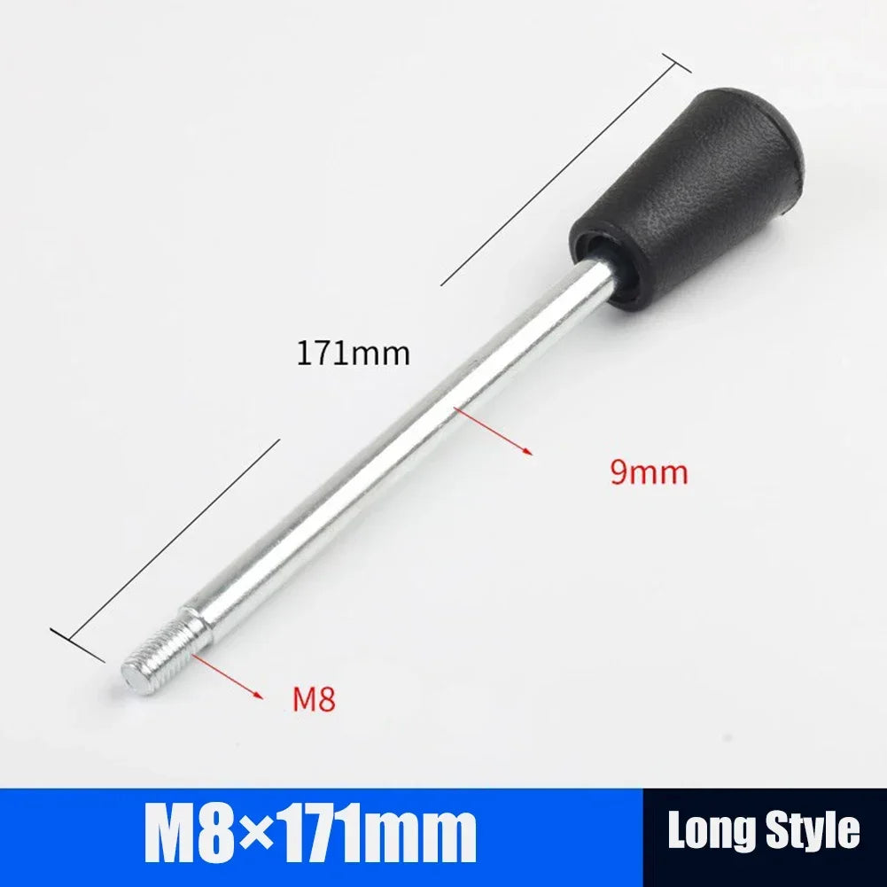 M6-M12 Fixed Long Grip Handle Bakelite Knob Handle Work Rod Machine Tool Work Handle Bar Bench Drill Accessories Oasis Select M8x170mm
