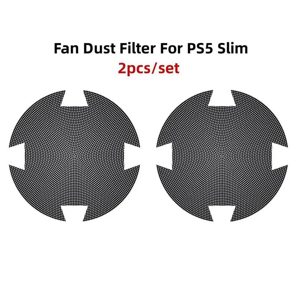 PS5 Pro & Slim Dust Filter Mesh Cover 2-Pack | Easy Clean