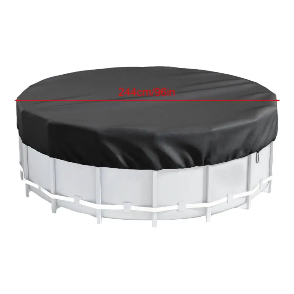 8/10/12FT Round Swimming Pool Covers For AboveGround Pools Hot Tub Cover Solar Covers Heavy Duty Tear Resistant Pool Cover Oasis Select 8FT