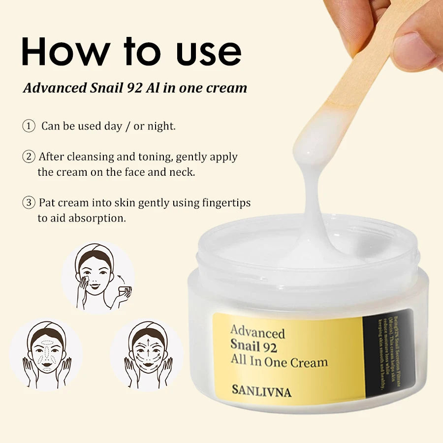 Snail mucus 96 facial essence reduces fine lines, facial cleanser deeply cleans impurities on the face, and moisturizes the skin Oasis Select