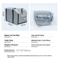 Pet Car Cat and Dog Beds Car Center Console Bags Cat Beds Car Cushions Seats Pet Handbags for Going Out Oasis Select Gray