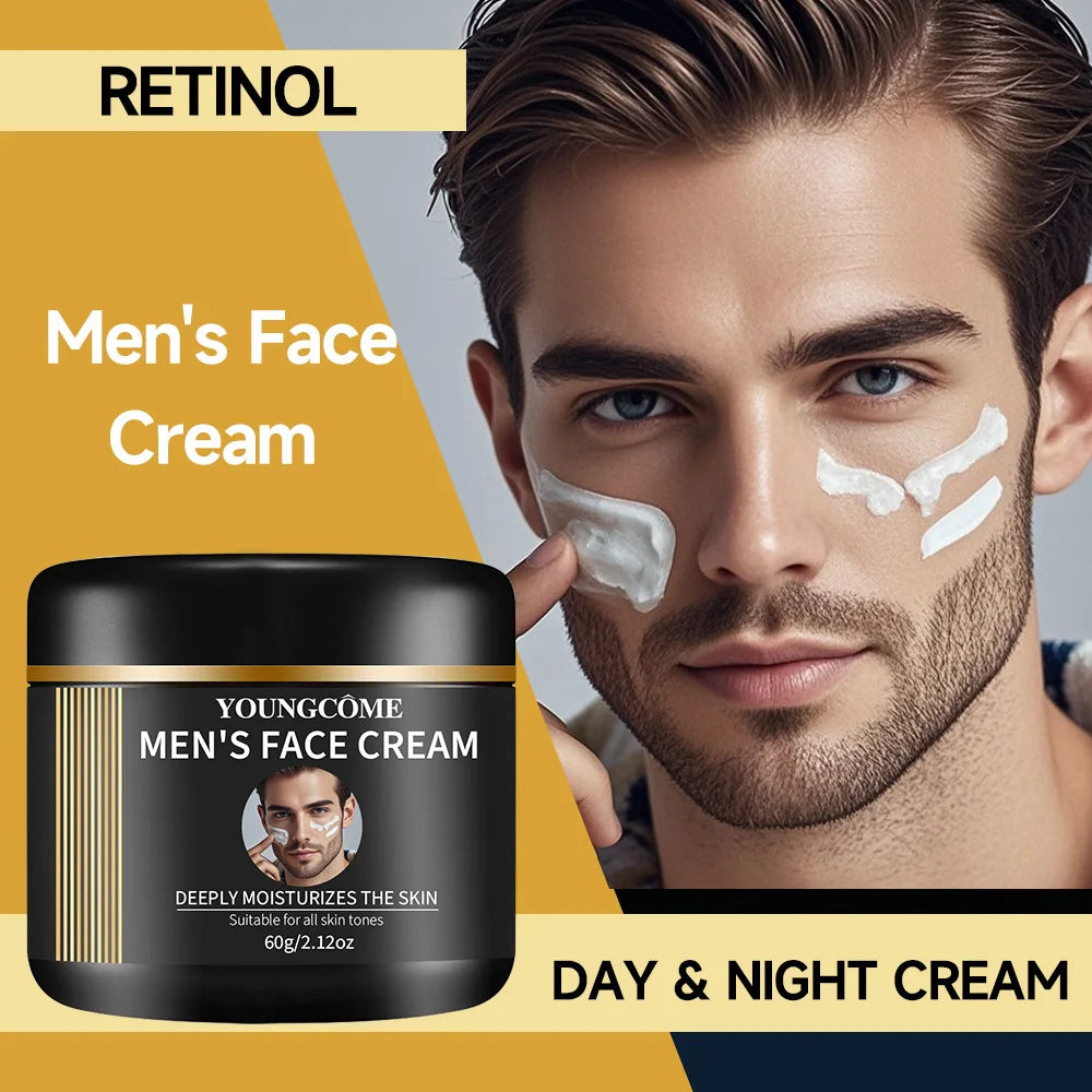 YOUNGCOME Men's Retinol Face & Neck Cream – Firming Moisturizer Men's Face Cream Oasis Select