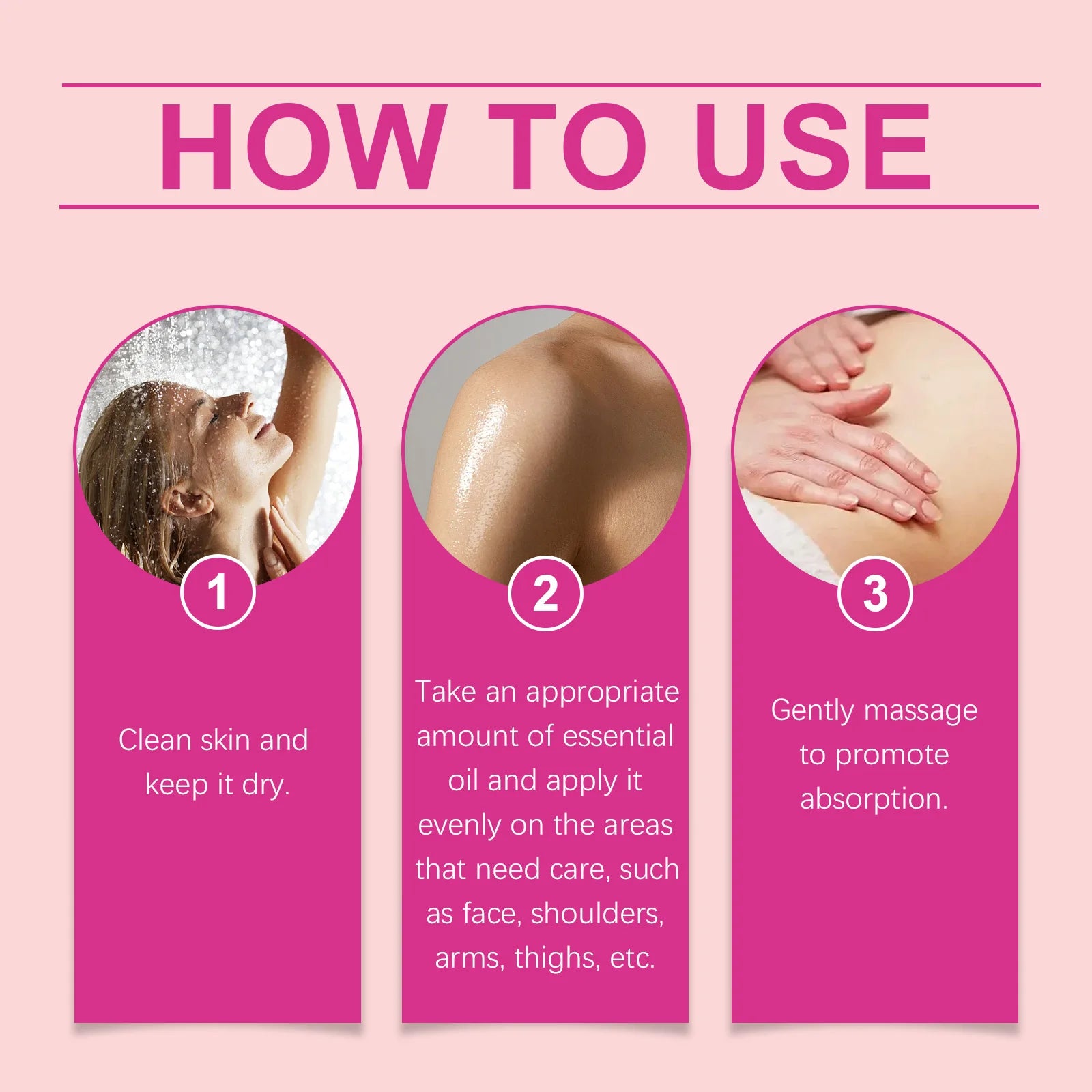 Rose Body Oil, Moisturizing, Water Locking, Cleansing Daily Care Soothing Body Rose Oil Oasis Select