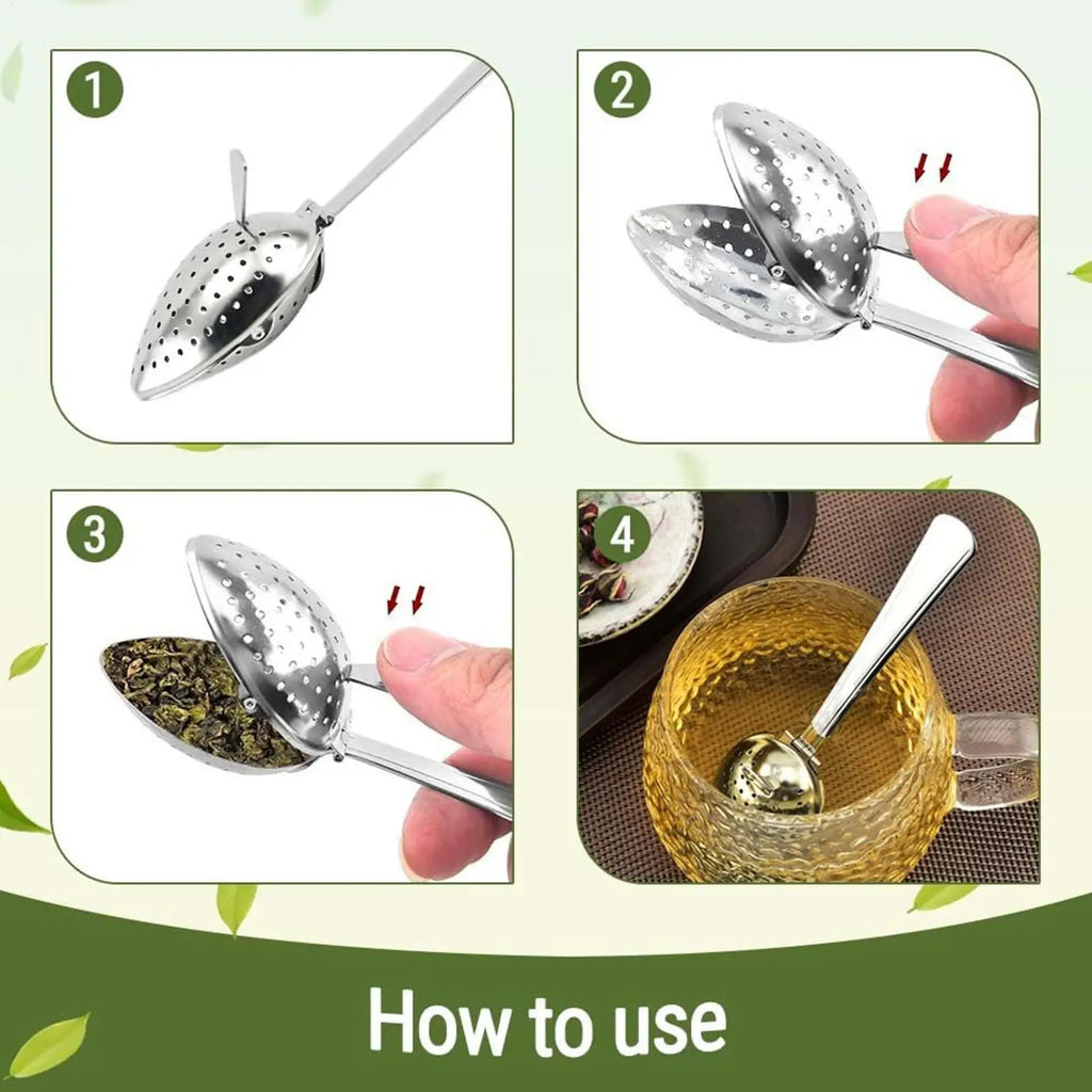 1PC Stainless Steel Tea Infuser Sieve Tools For Spices Bag Infusor Ball Tea Filter Maker Brewing Services Teaware Tea Strainer Oasis Select
