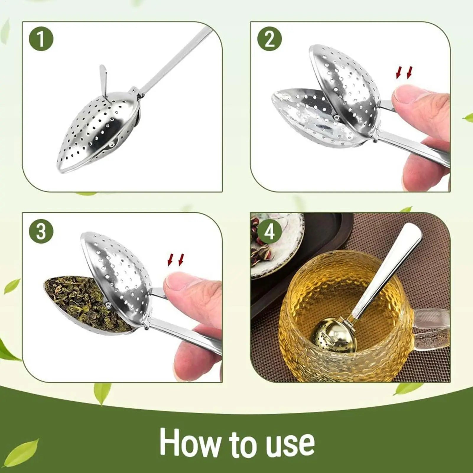 1PC Stainless Steel Tea Infuser Sieve Tools For Spices Bag Infusor Ball Tea Filter Maker Brewing Services Teaware Tea Strainer Oasis Select