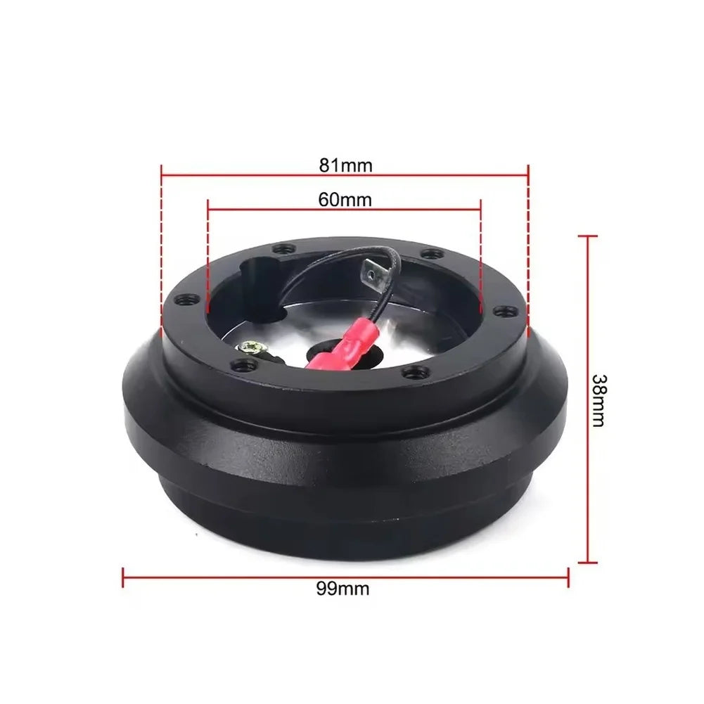 Steering Wheel Hub Adapter Aluminum Alloy for For HONDA Accord Civic For CRX Designed for Quick Release System Use Oasis Select