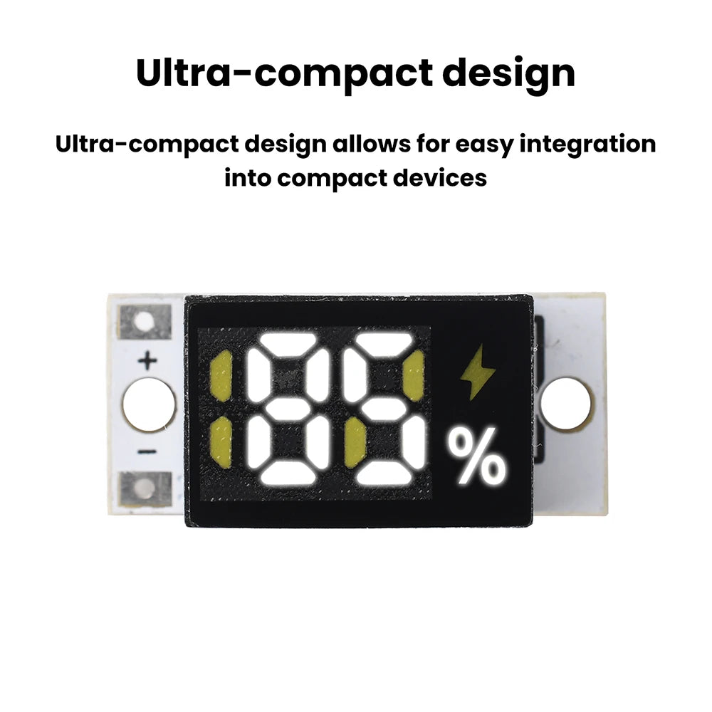 Mini Power Display Indicator 1S-4S Lithium Battery Capacity Tester Battery LED Digital Electricity Display Module Oasis Select
