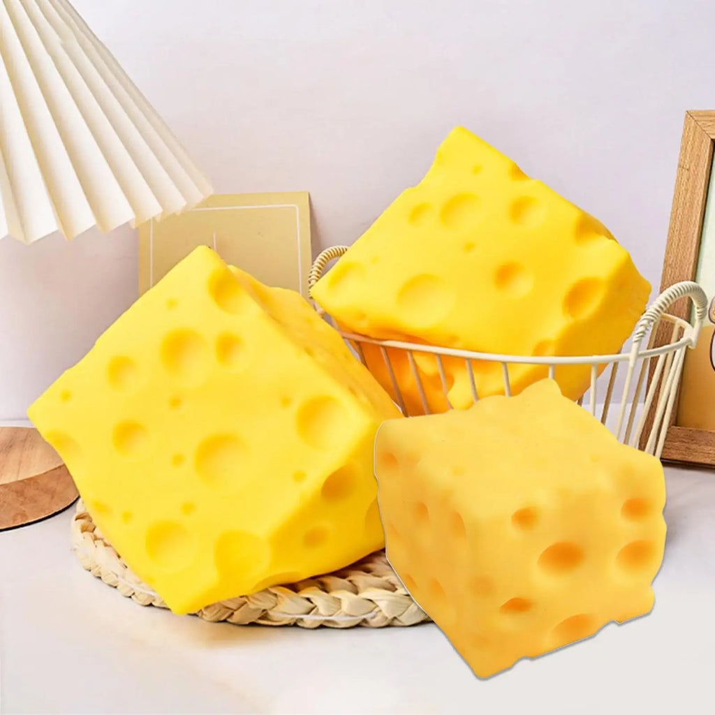 Squishy Cheese Cube Squeeze Toys Soft Butter Cheese Fidget Toy Slow Rebound Push Stress Relief Sensory Toy Stress Relief Oasis Select