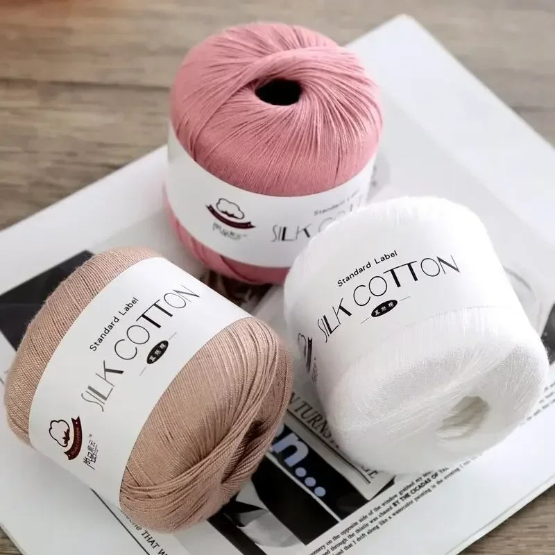 Luxurious Blend Fiber Cozy Infant Comfort Delicate Crocheting Material Handwoven Baby Garments DIY Crafting Supplies Soft Thread Oasis Select