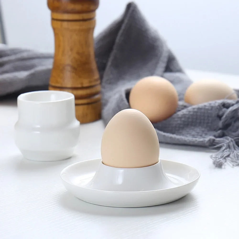 Soft Boiled Egg Holder Egg Cup Stackable Egg Coddler Cups with Base for Serving Breakfast Brunch Exquisite Kitchen Table Decor Oasis Select