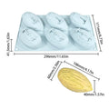 6 Cavity Nut Shaped Silicone Mold 3D Simulation Almond Pistachio Pecan Coffee Bean Mould Baking Tool for DIY Mousse Cake Pudding Oasis Select Almond