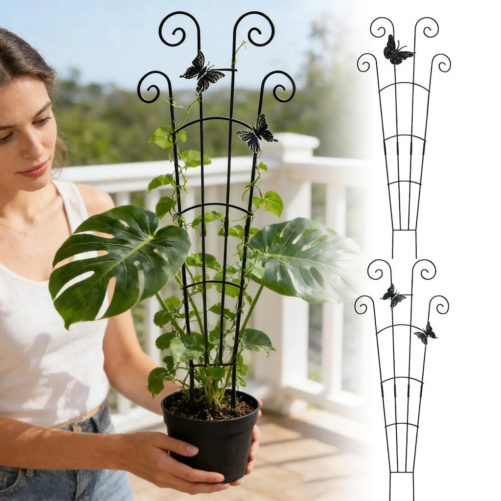 Climbing Plant Trellis Garden Support Cages For Flowers Plants Support Frame Trellis Climbing DIY Flower Vines Pot Stand Oasis Select