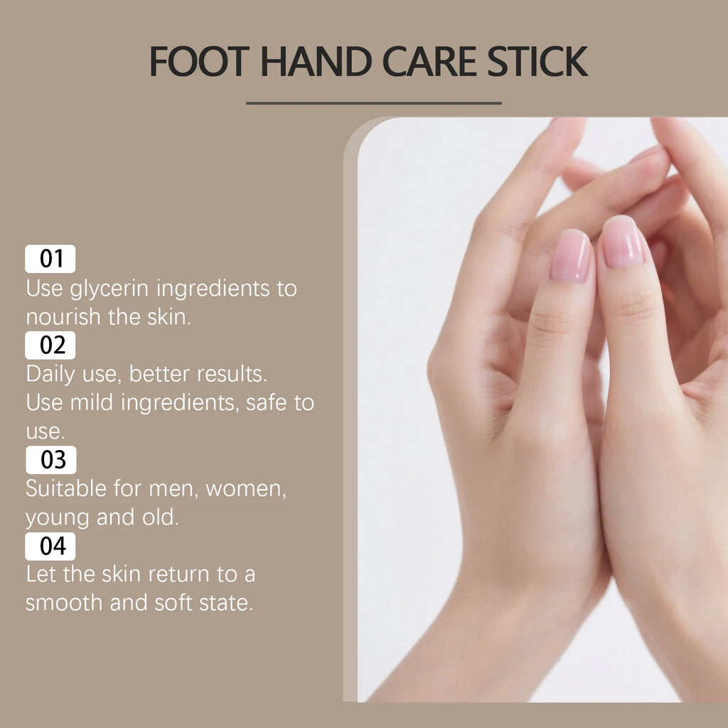 Coconut Oil Moisturizing Stick Deep Hydration Improve Dry Cracked Skin Repair Barriers Exfoliate Hand & Foot Care Essence Stick Oasis Select