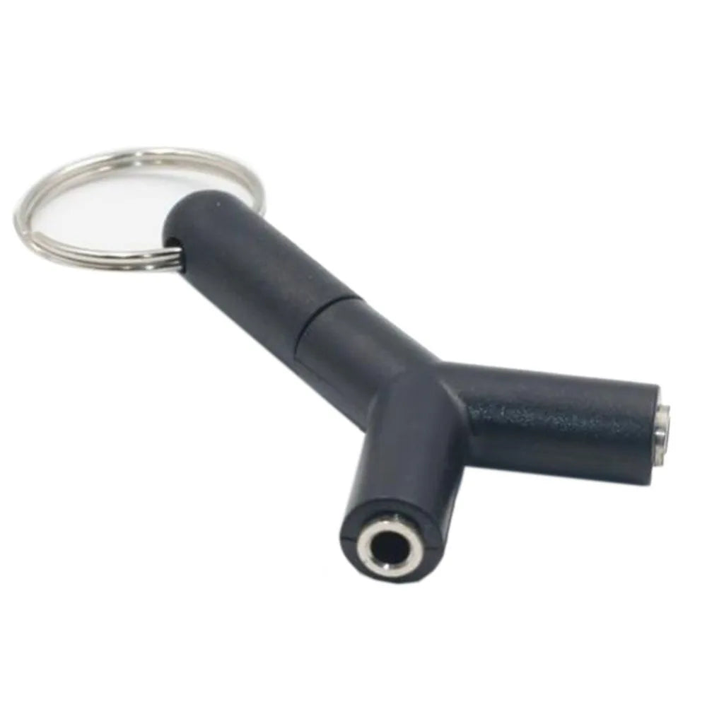 3.5mm Headphone Splitter Adapter – Dual AUX for Two Earphones