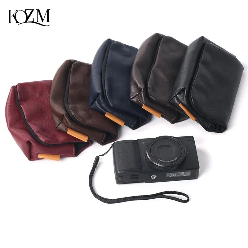 Soft PU Camera Case Bag for Leica Panasonic Nikon Ricoh | KOQZM