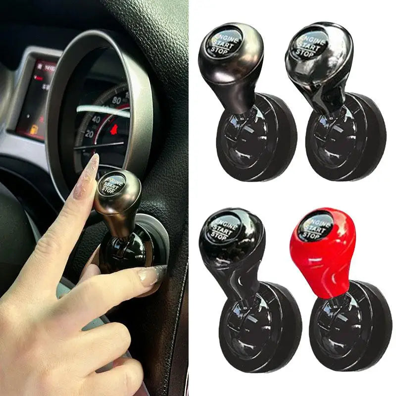 Universal Car Start Button Cover Rocker Retro Joystick Interior Decor One-Touch Push Start Automotive Accessories Oasis Select