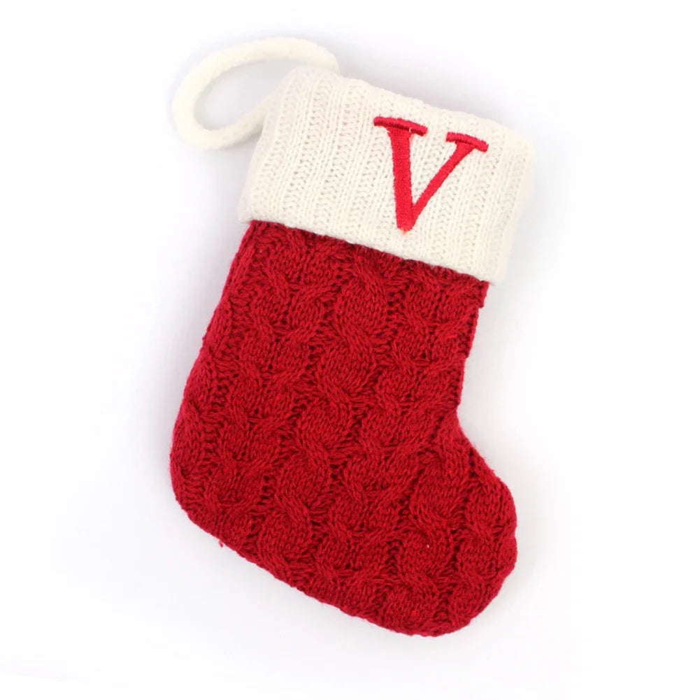 Christmas Stocking Knitted Sock – Festive Holiday Decor