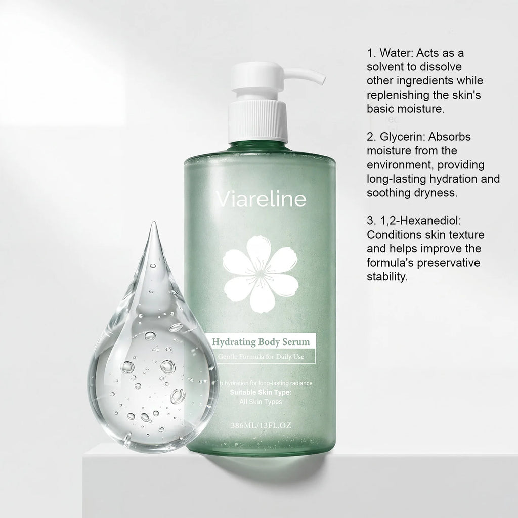 Hydrating Body Essence Serum Aloe Ceramide Hydrating Locking Moisture Silky Smooth Texture Fast Absorbing Skincare Serum Oasis Select