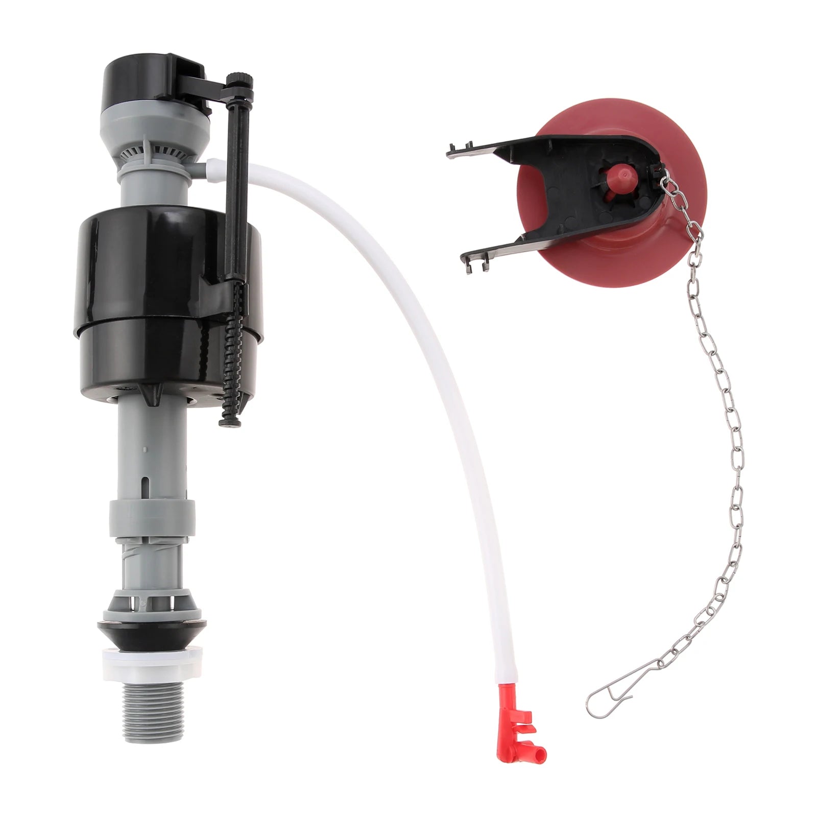 1Set Toilet Fill Valve & 2-inch Flapper Replacement Kit,US Standard G15/16" Inlet,Adjustable Water Level,Fix Leaks/Noisy Toilets Oasis Select