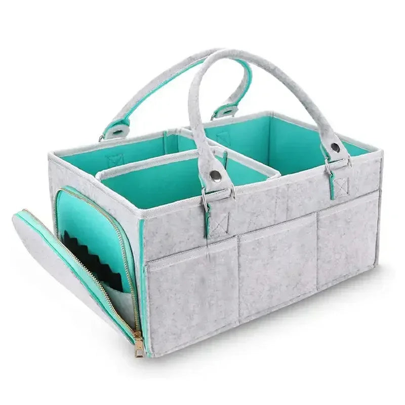 Children's Felt Diaper Storage Bag Baby Miscellaneous Toys Diapers Large Capacity Felt Diaper Bag Oasis Select
