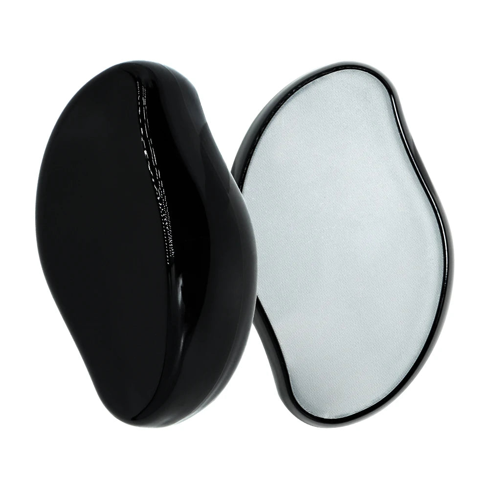 Hair Removal Apparatus Nano Glass Fast Safe Painless Hair Removal Washable No Skin Damage Home Use Exfoliator Hair Sharpener Oasis Select Black Plastic