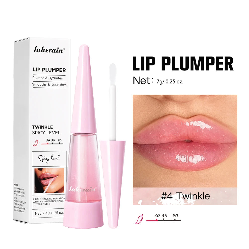Lip Plumper Transparent Plumping Lip Gloss Reedle Shot Moisturizing Plump Lips Care Brighten Enhance Lip Serum Korean Cosmetics Oasis Select 4Twinkle