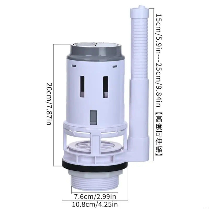 Toilet Repair Parts 3In Flush Valves 7/8 Fill Valves And Long Handle Double Button For Water Conservation Enduring 37JD Oasis Select