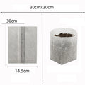 100-Pack Biodegradable Nursery Grow Bags | Non-Woven Fabric Pots