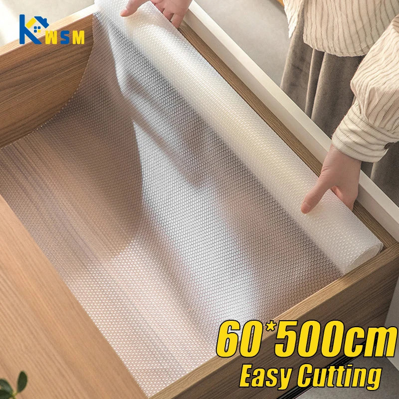 Reusable Drawer Liners Washable Dustproof and Non-slip Placemats Kitchen Cabinet Mats Refrigerator Non-slip Liners Shelf Paper Oasis Select