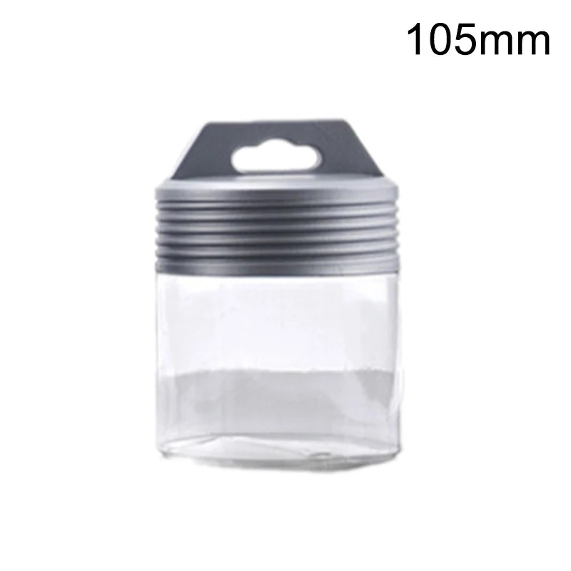 Modular Transparent Plastic Storage Bottles for Small Parts