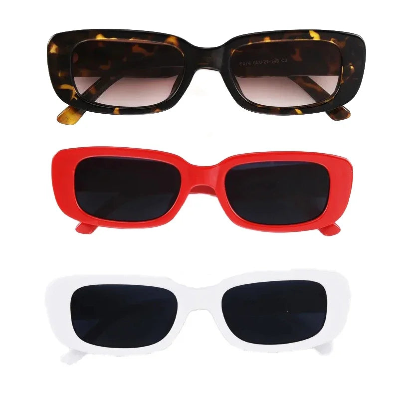 New Small Sunglasses Women Men Trendy Vintage Brand Designer Hip Hop Square Green Sun Glasses Female Eyewear Oasis Select 3 Color 1