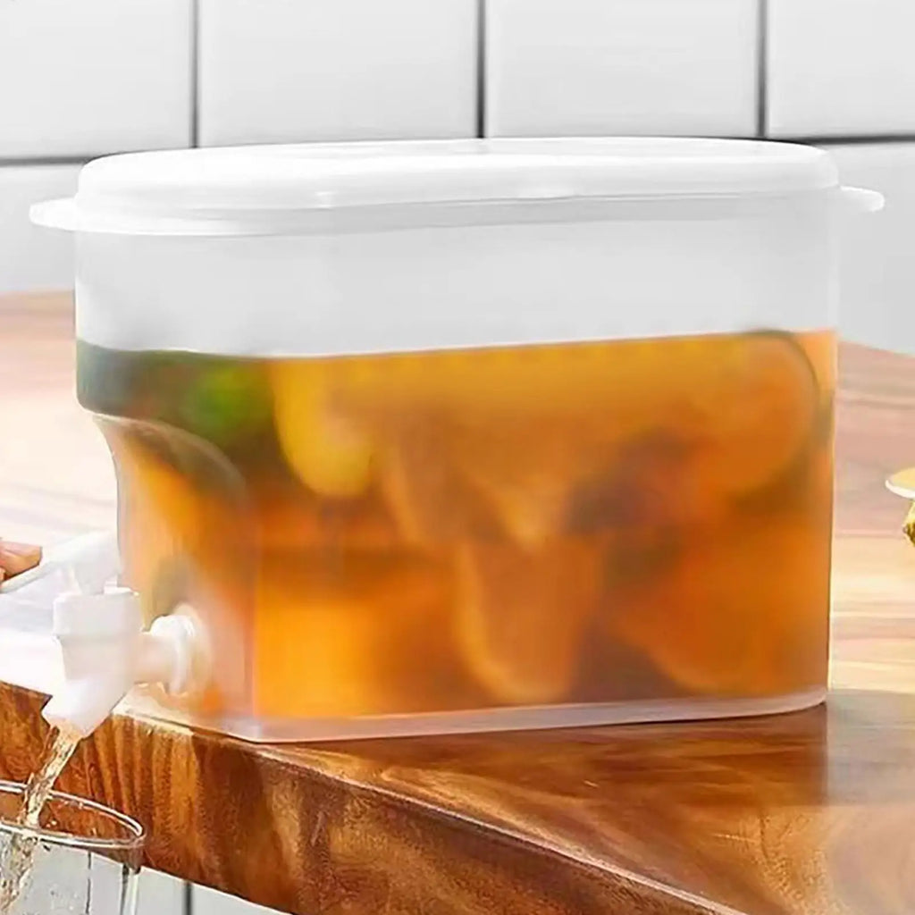 Fridge Drink Dispenser 2.8L Large Capacity Cold Water Kettle with Faucet Iced Beverage Dispenser Refrigerator With faucet Oasis Select