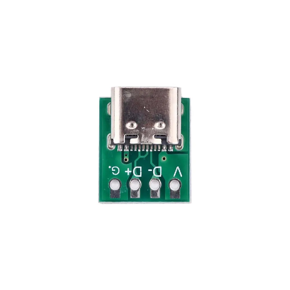 1-10pcs TYPE C USB 3.1 Type C Connector 16 Pin Test PCB Board Plate Adapter Socket For Data Line Wire Cable Transfer Oasis Select