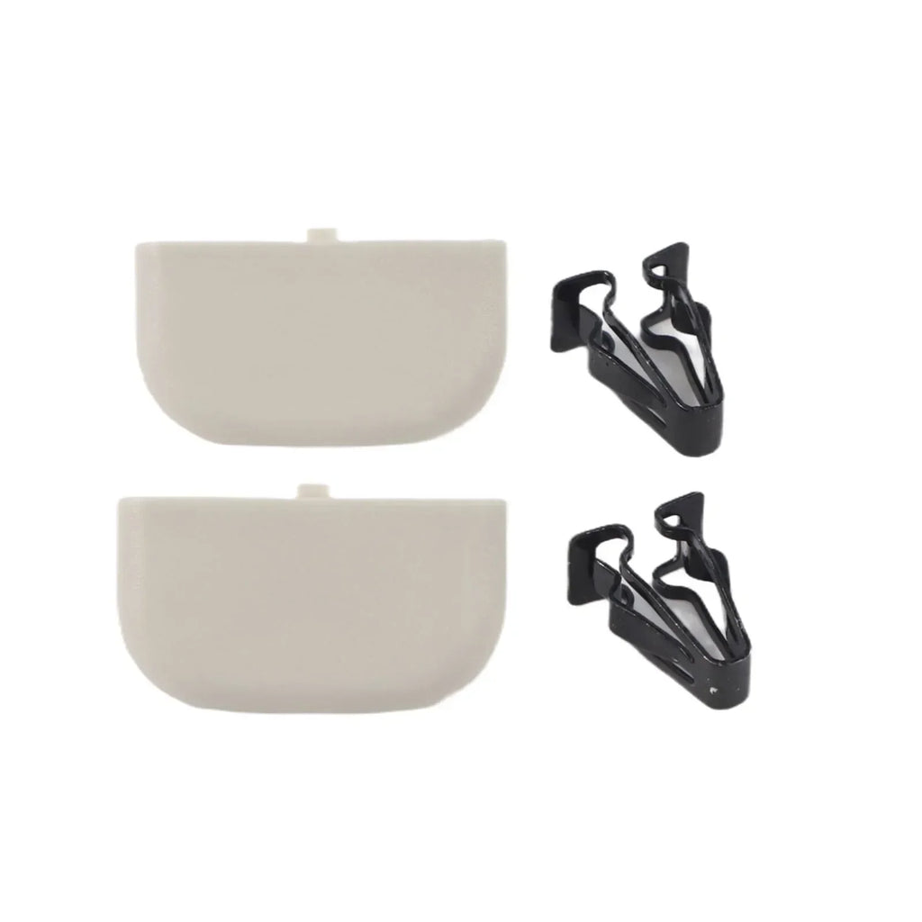 Sun Visor Cap Clip 2 Pcs DS7Z4273AA DS7Z9904132A Compatible For Ford For Fusion 2014 2016 Replacement Sun Visor Oasis Select
