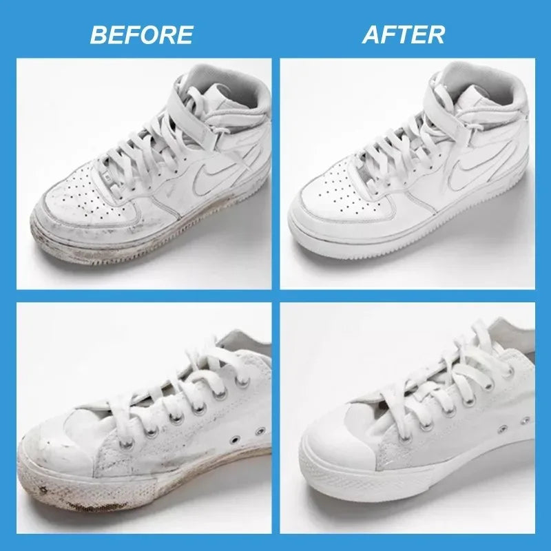 All-Purpose Cleansing Cream Stains Remover White Shoes Cleaning Cream Shoes Whitening with Wipe Sponge for Shoes Sneakers Oasis Select