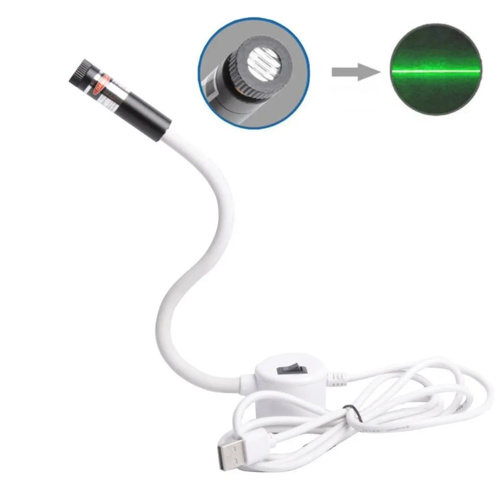 Laser Sewing Guide Light – Dot Line Cross & Magnetic Base USB